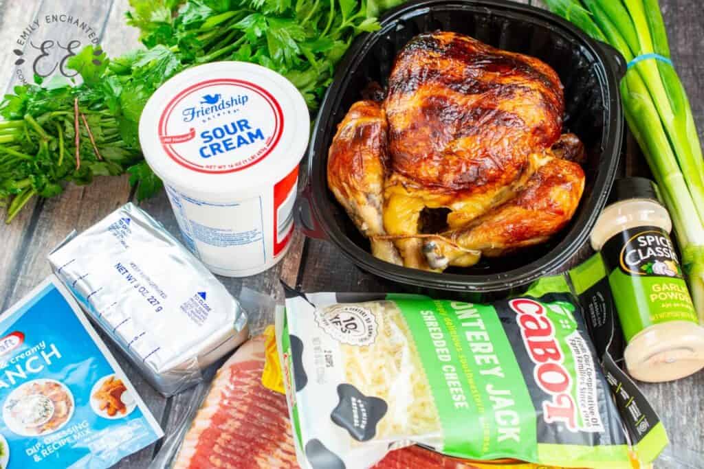 Chicken Bacon Ranch Dip Ingredients Chicken Bacon Ranch Dip Ingredients