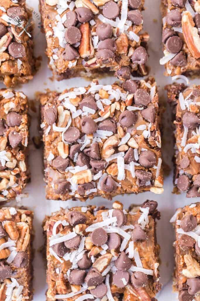 Magic Cookie Bars Recipe - Caramel and Chocolate Dessert Bars