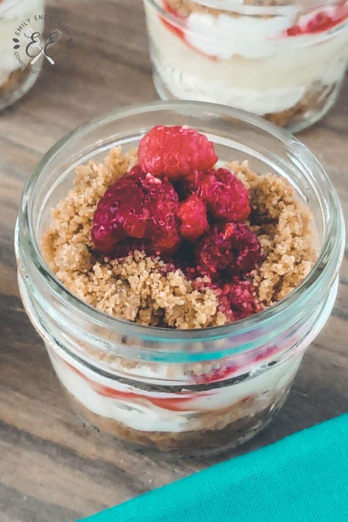 No Bake Lime Cheesecake with Raspberries No Bake Lime Cheesecake with Raspberries