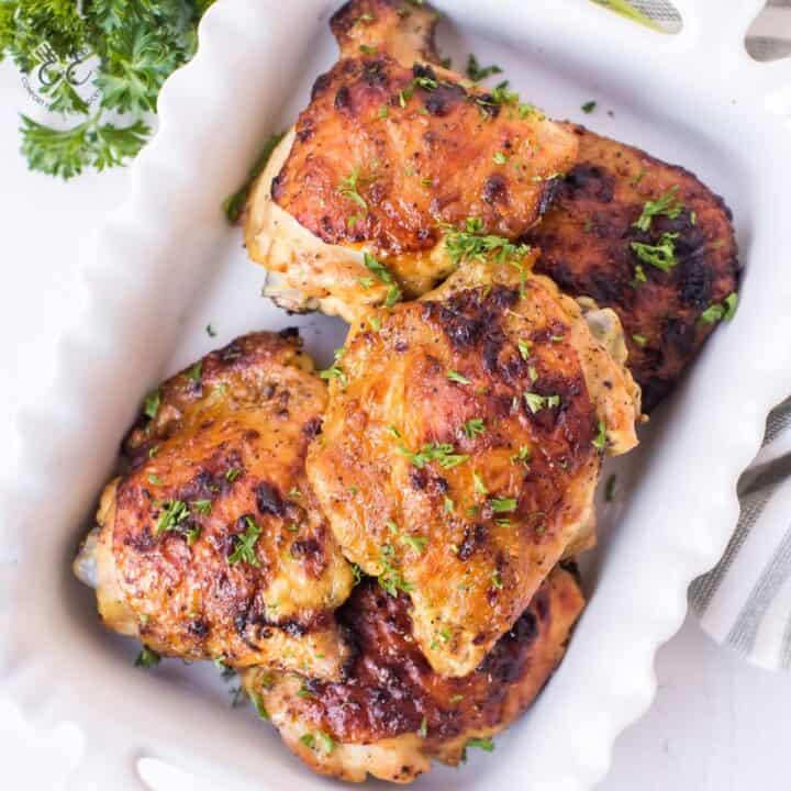 Oven Baked Chicken Thighs Recipe