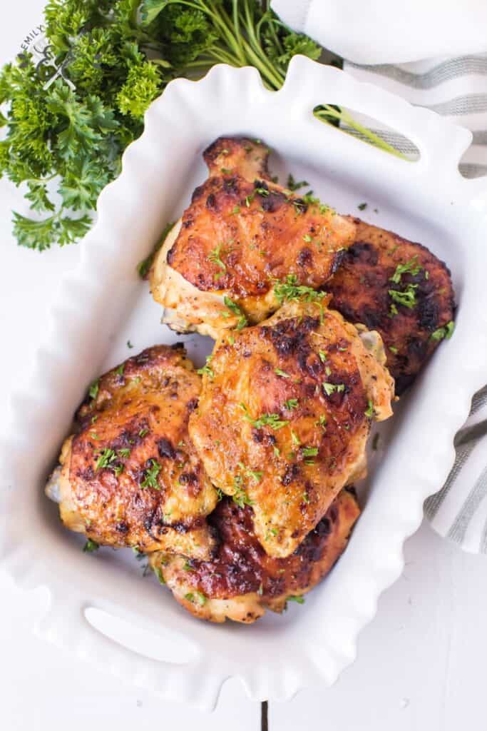 Oven Baked Chicken Thighs Recipe Crispy Baked Chicken Thighs Recipe