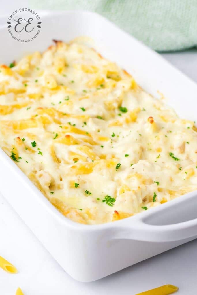 Chicken Alfredo Pasta Bake