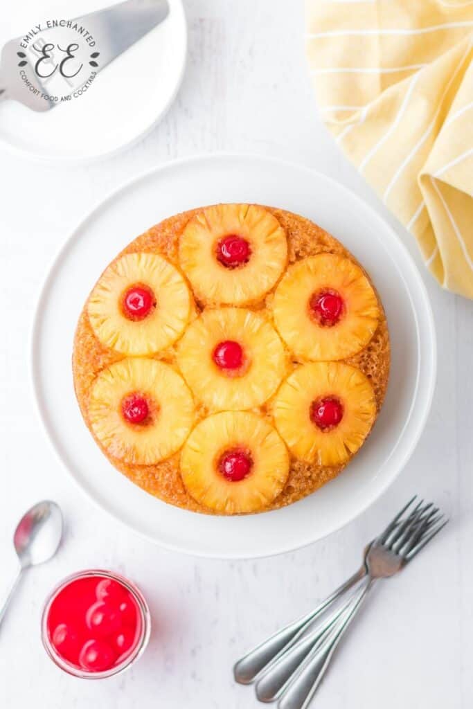 Pineapple Upside Down Cake with Yellow Cake Mix