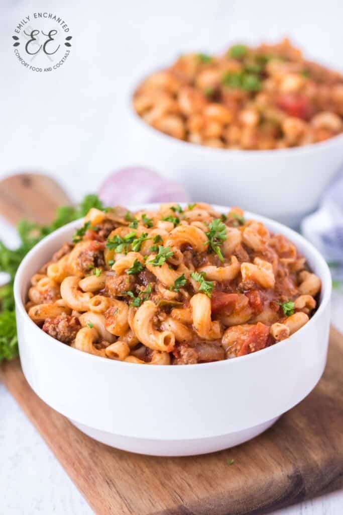 Easy Beef Goulash with Macaroni