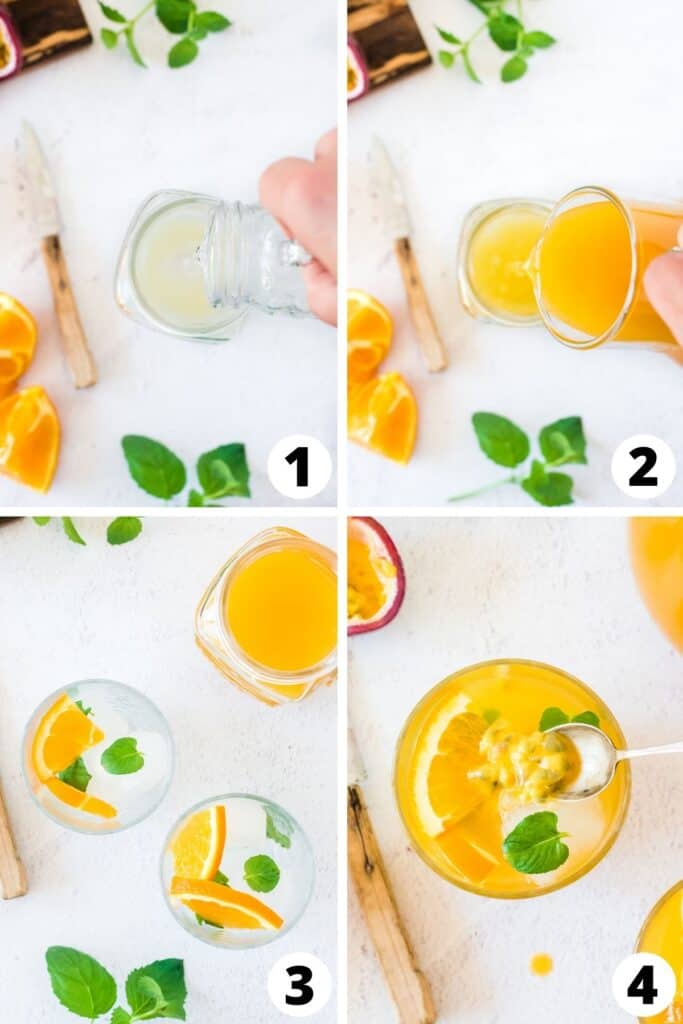 Passion Fruit and Orange Mojito Passion Fruit and Orange Mojito