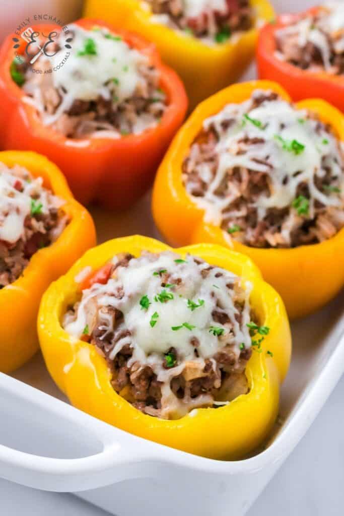 Stuffed Peppers Recipe with Beef