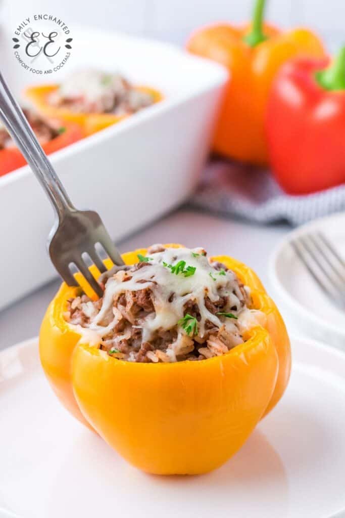 Stuffed Bell Peppers with Beef