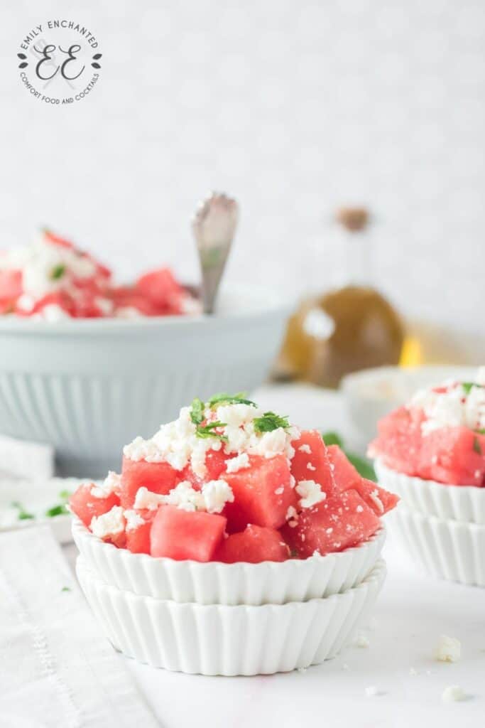 Watermelon Salad with Feta and Mint