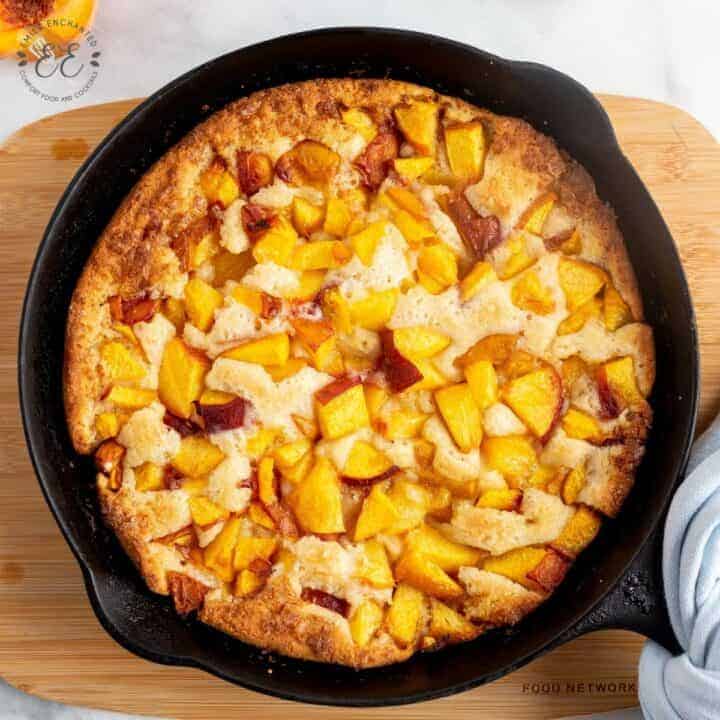 Skillet Peach Cobbler Recipe