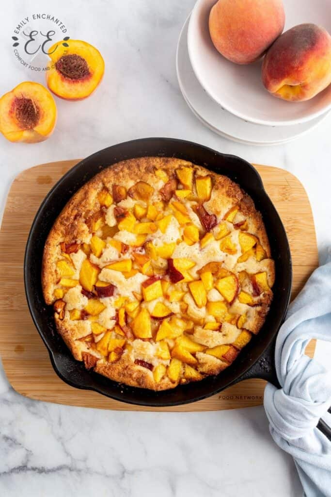 Skillet Peach Cobbler Recipe