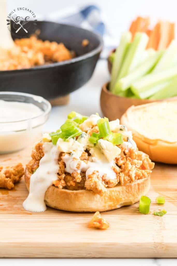 Buffalo Chicken Sloppy Joe