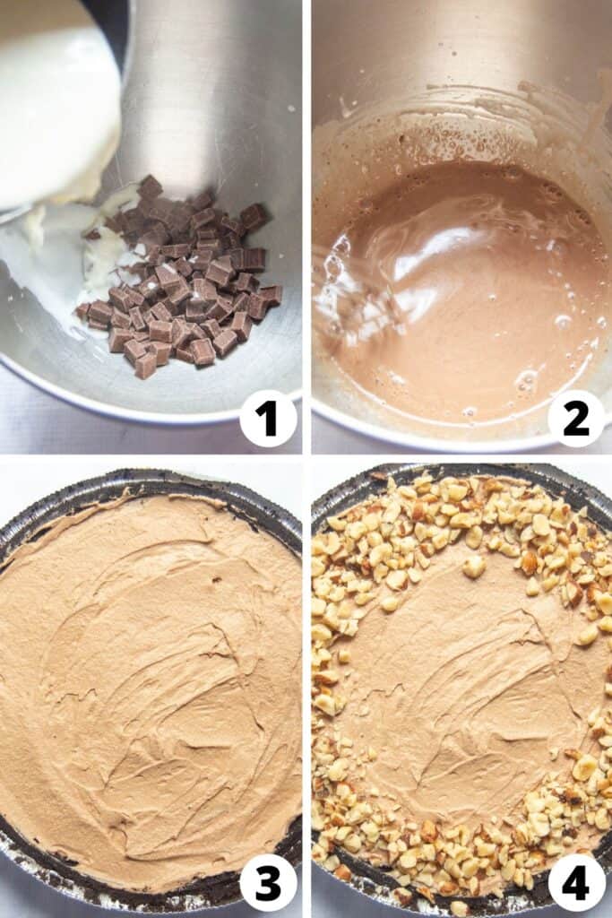 Chocolate Hazelnut Ice Cream Pie