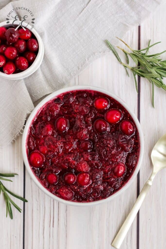 Cranberry Sauce with Swerve