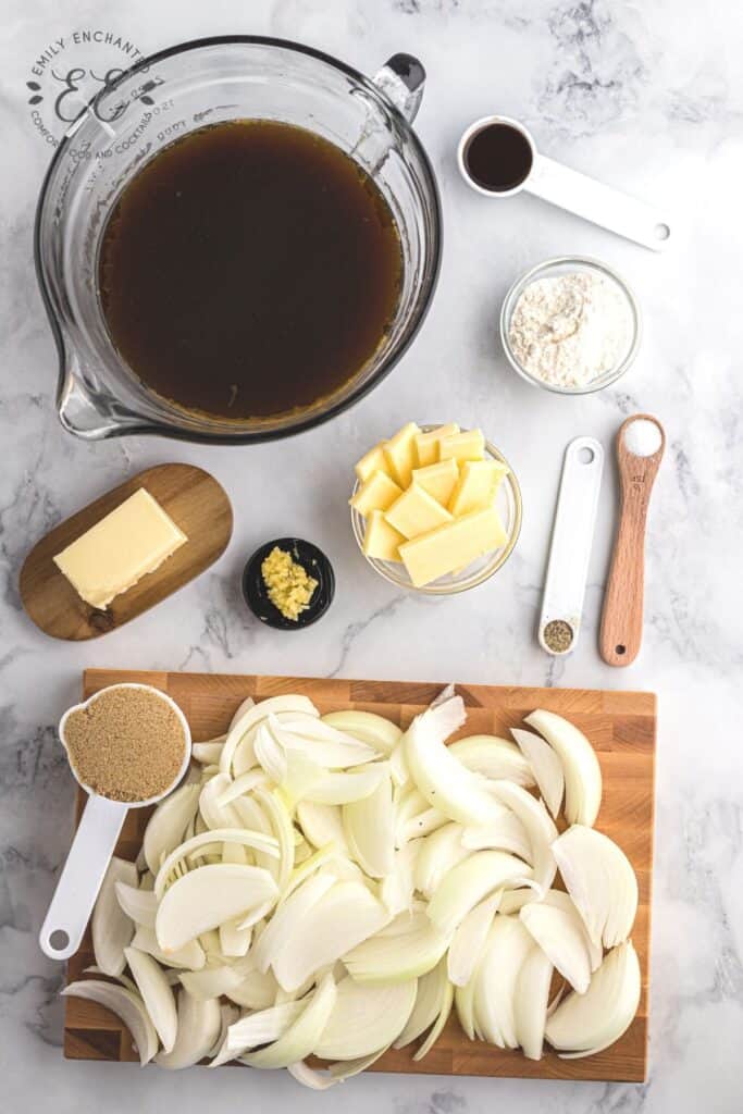 Instant Pot French Onion Soup Ingredients