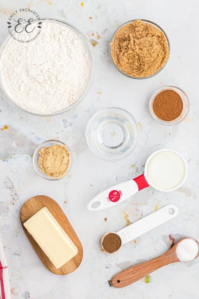 Gingerbread House Ingredients