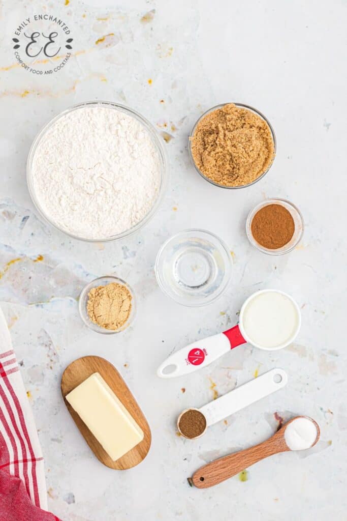 Gingerbread Man Ingredients