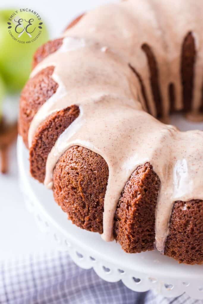 Apple Bundt Cake with Apple Cider Icing