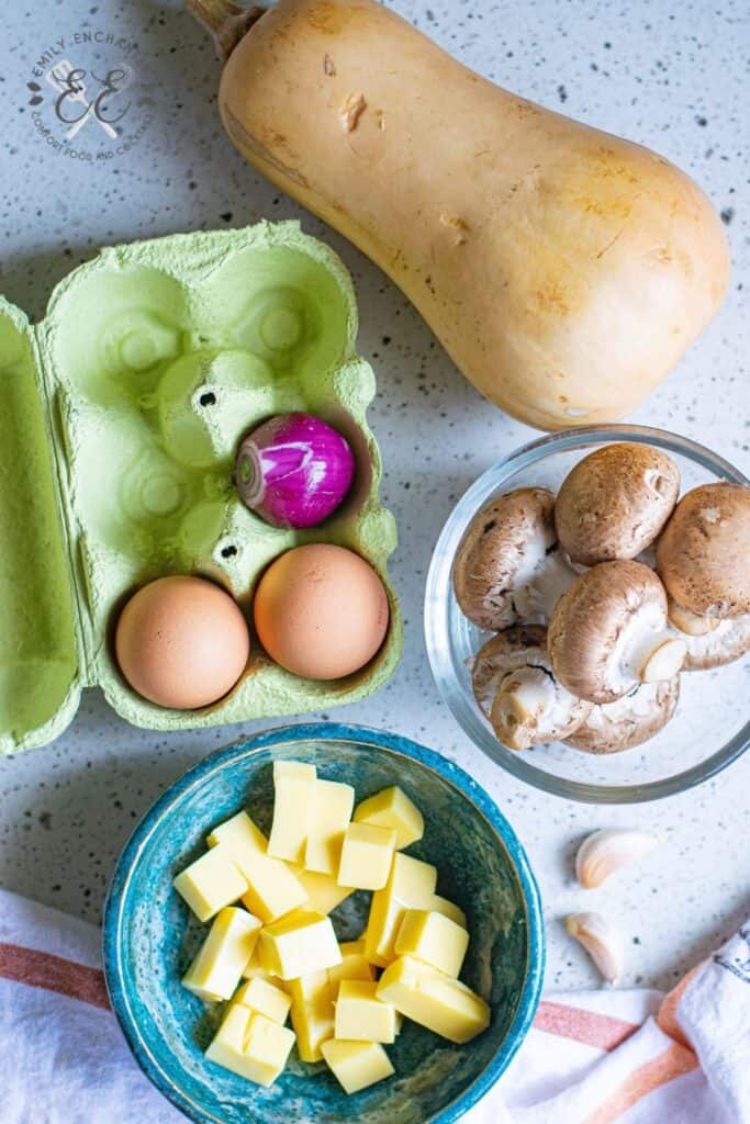 Breakfast Butternut Squash Ingredients