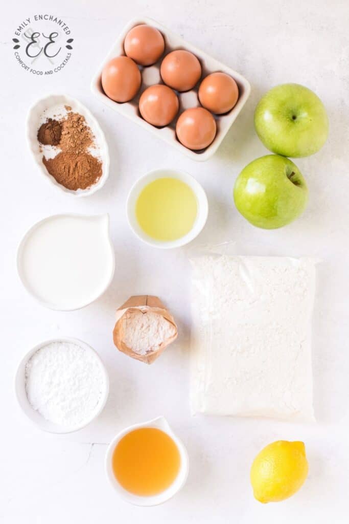 Apple Bundt Cake Ingredients