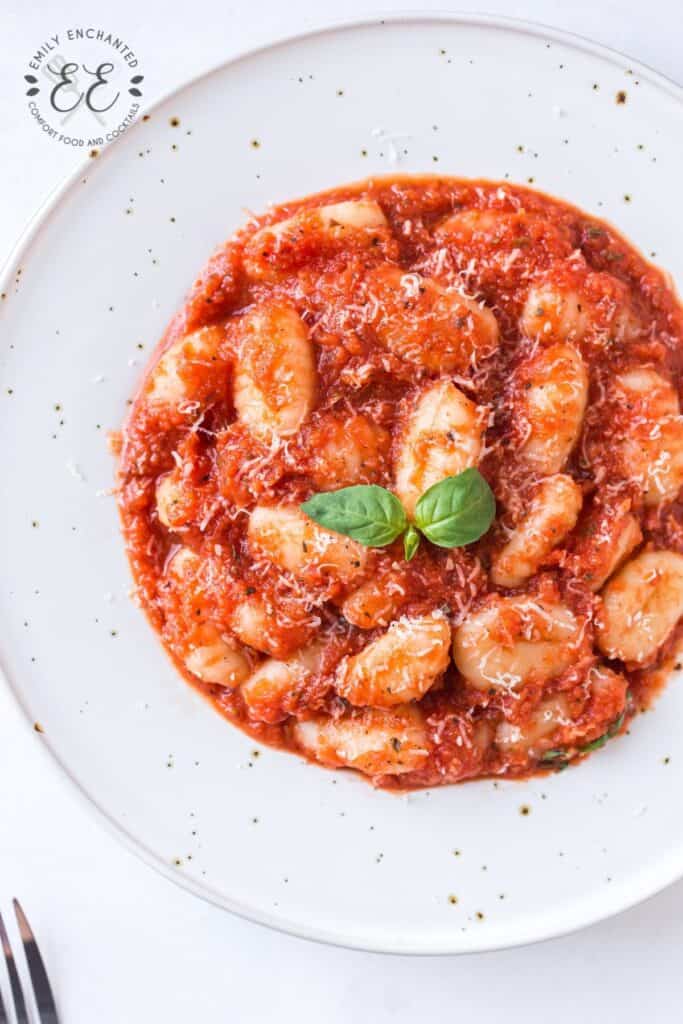 Gnocchi with Homemade Pasta Sauce Recipe Gnocchi with Homemade Pasta Sauce Recipe
