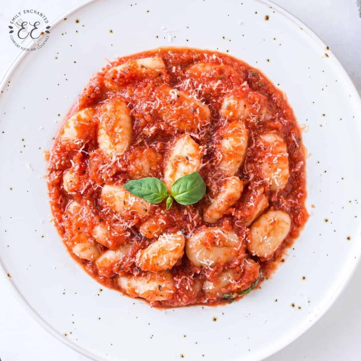 Gnocchi with Tomato Sauce