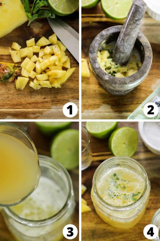 Mojito with Pineapple Mojito with Pineapple