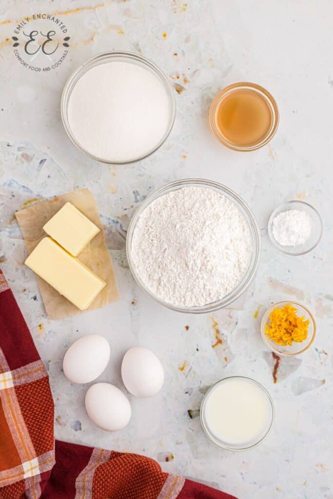 Spiced Rum Bundt Cake Ingredients