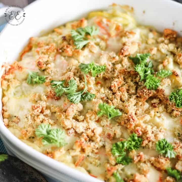 Squash Casserole with Stuffing