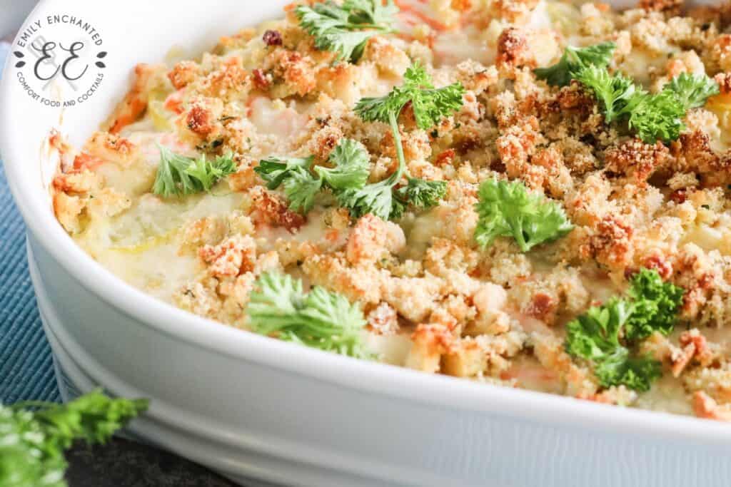 Squash Casserole with Stuffing