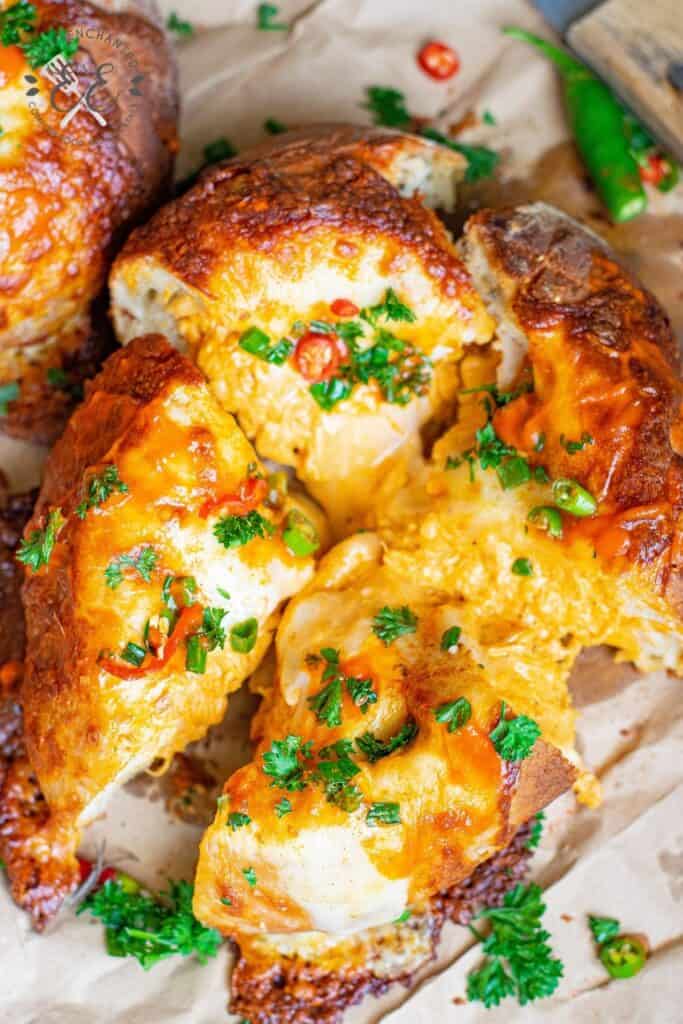 Buffalo Chicken Bread Bowl