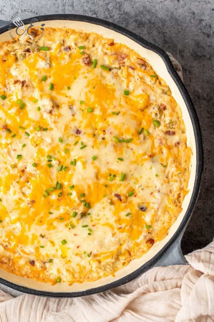 Chicken Bacon Ranch Skillet Dip Crack Chicken Dip