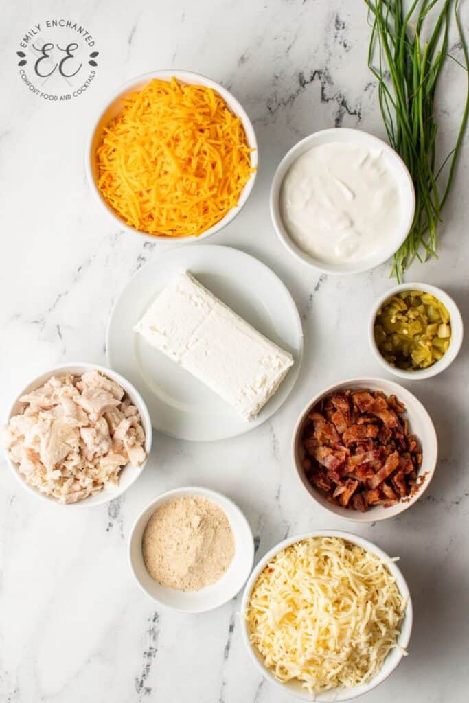 Chicken Bacon Ranch Dip Ingredients