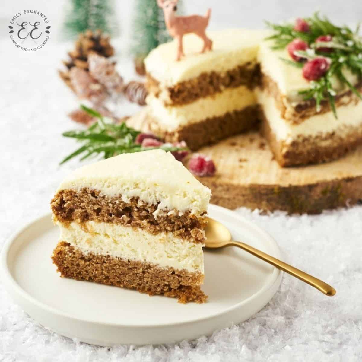Gingerbread Cake with Mascarpone Frosting