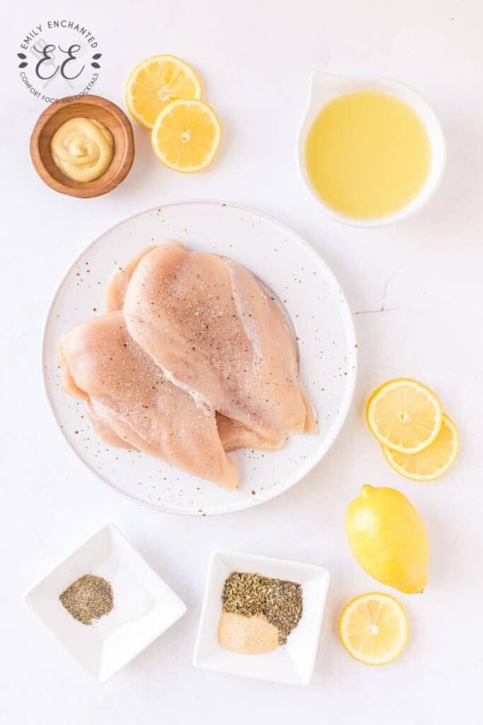 Instant Pot Lemon Garlic Chicken Ingredients