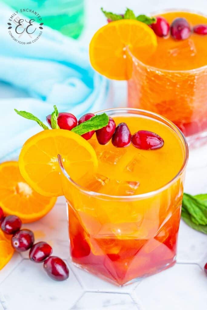 Orange Cranberry Gin Cocktail