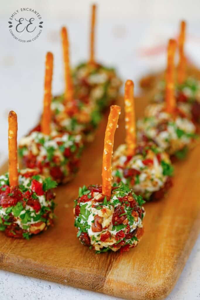Pecan Cranberry Cheese Ball Bites Cranberry Pecan Cheese Balls