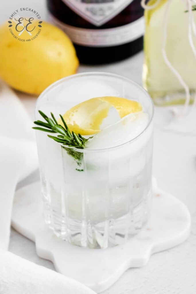 Lemon Rosemary Tom Collins