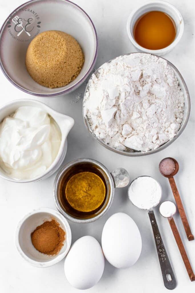 Sour Cream Coffee Cake Muffins Ingredients