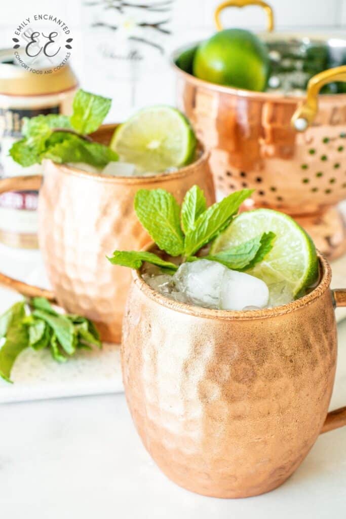Vanilla Moscow Mule Cocktails
