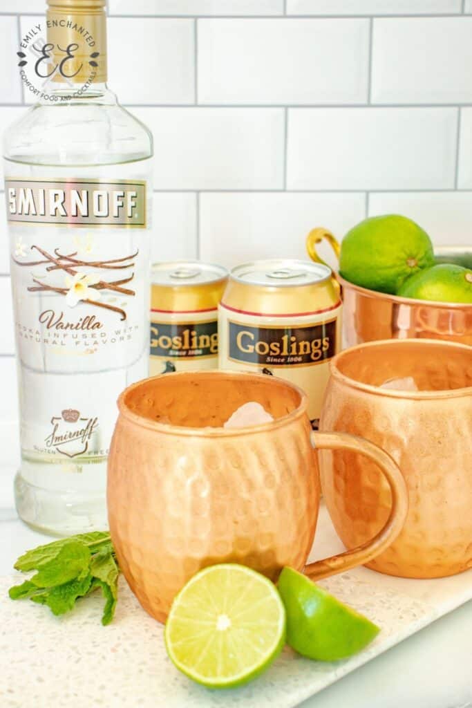 Vanilla Moscow Mule Ingredients