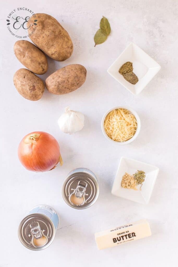 Cheesy Scalloped Potatoes Ingredients