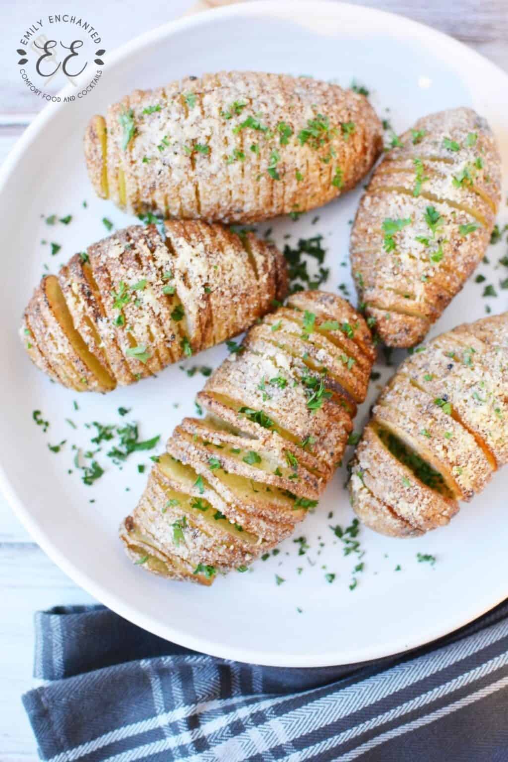 The Best Air Fryer Hasselback Potatoes Side Dish Recipe