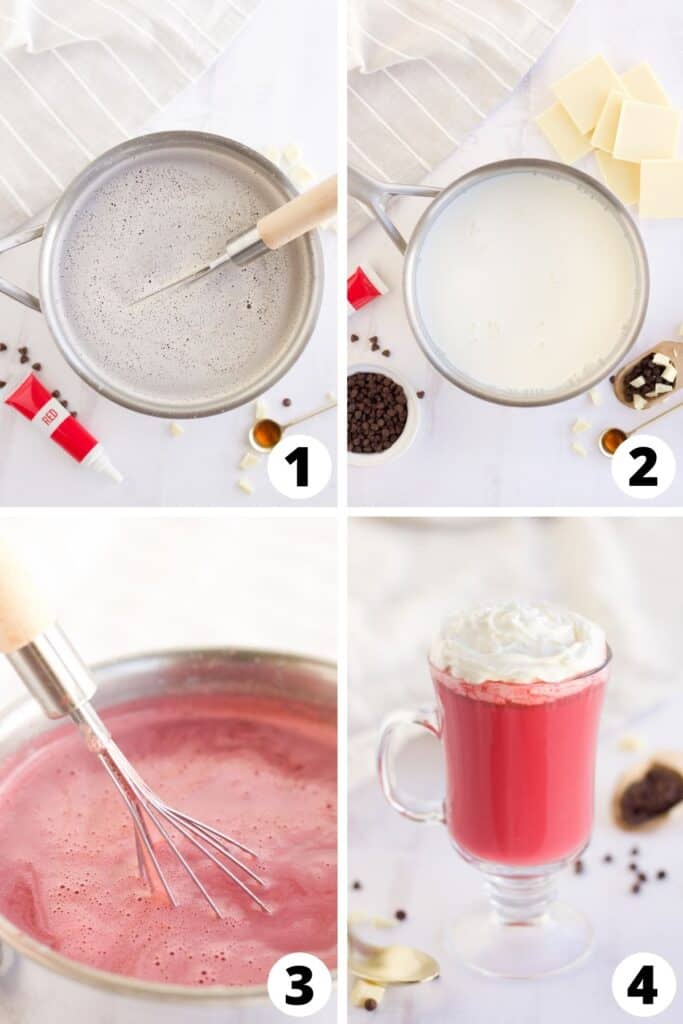 Red Velvet White Hot Chocolate Red Velvet White Hot Chocolate