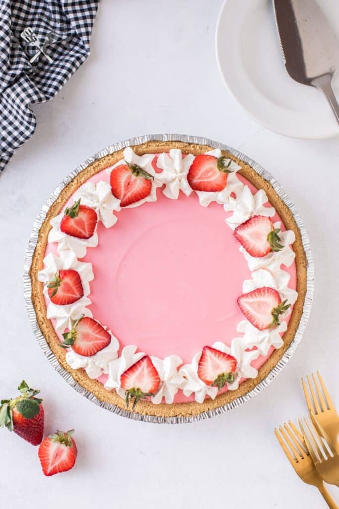 Strawberry Jello Pie