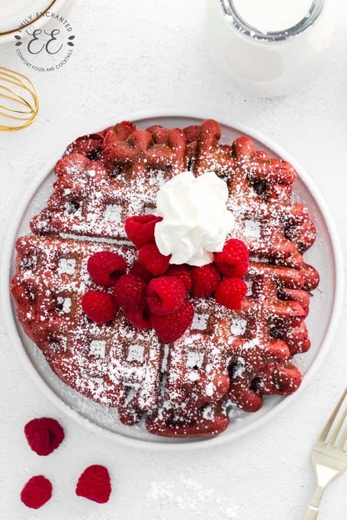 Red Velvet Waffles Red Velvet Waffles