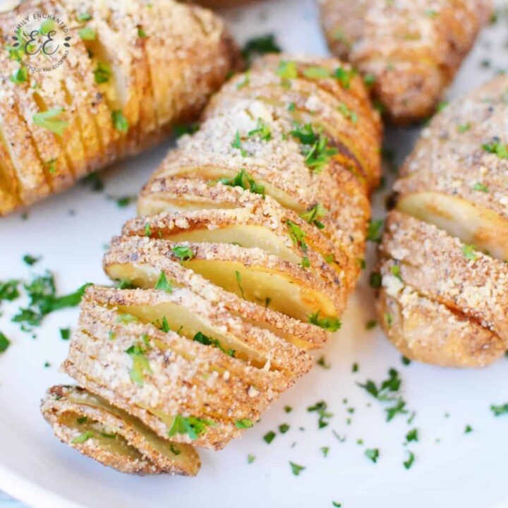 Air Fryer Hasselback Potatoes