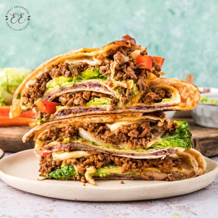 Beef Taco Foldover (TikTok Wrap Hack)
