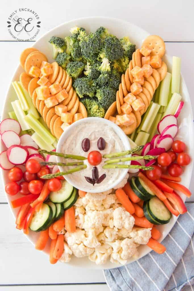 Easter Bunny Veggie Tray Easter Bunny Veggie Tray