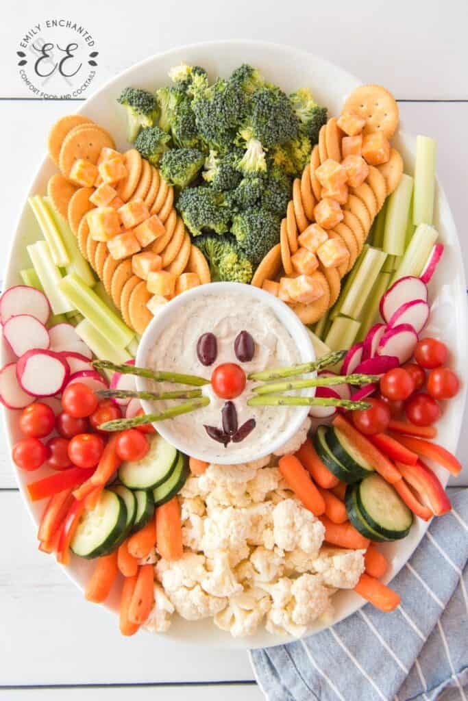 Easter Bunny Veggie Tray