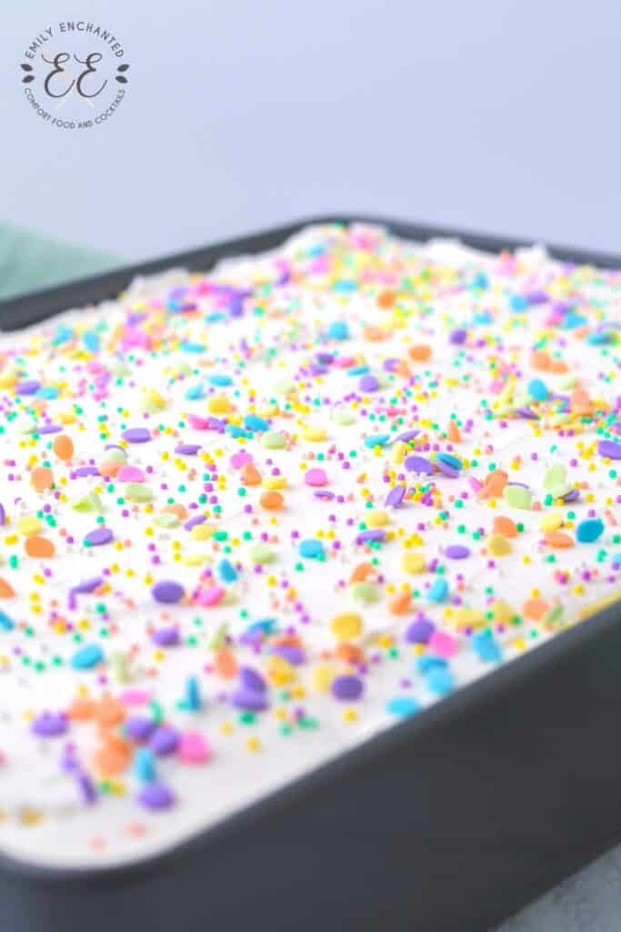 Easter Cake with Sprinkles